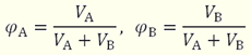 Equ 2.35: Volume Fraction